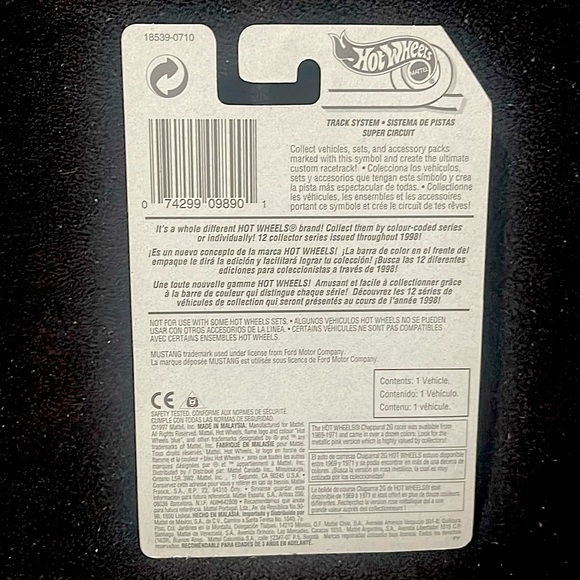 1997 Hot Wheels First Editions FORD MUSTANG MACH 1 Yellow #29 of 40 - Picture 3 of 3